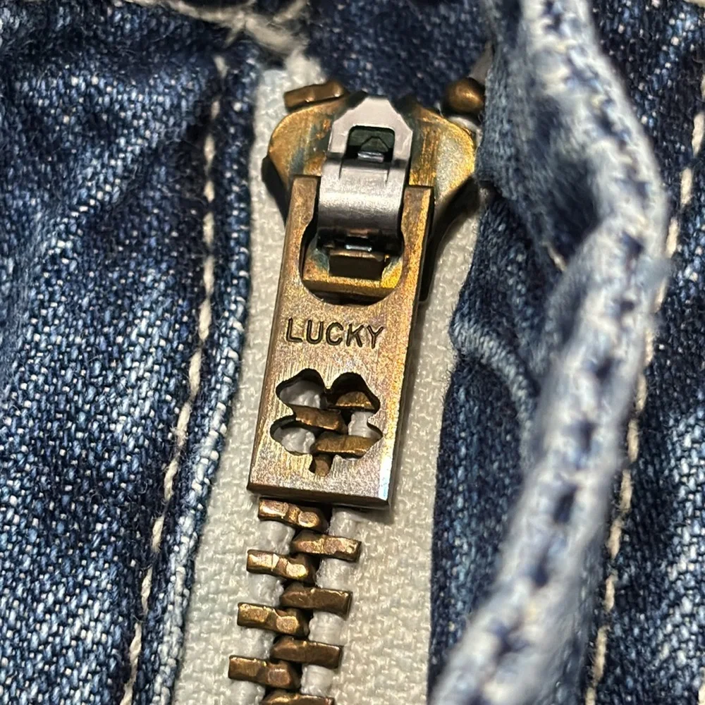 Lucky Brand Denim Maxi Skirt | Vintage Style | Size 4/27 | Side Slits - Picture 13 of 16